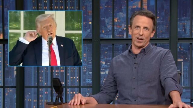 Trump pede que a NBC demita Seth Meyers - 'IMEDIATAMENTE!' Trump pede que a NBC demita Seth Meyers - 'IMEDIATAMENTE!' - O presidente da FCC, Brendan Carr, repassa
