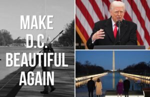 Trump revela novo projeto de renovação de DC para remover ‘sujeira e incompetência de Biden’ Trump revela novo projeto de renovação de DC para remover 'sujeira e incompetência de Biden'