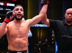 UFC Fight Night: Gabriel Bonfim usa joelhada voadora para nocautear Randy Brown UFC Fight Night: Gabriel Bonfim usa joelhada voadora para nocautear Randy Brown