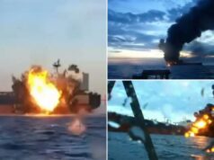 Ucrânia atingiu dois petroleiros da ‘frota sombra’ com drones no Mar Negro Ucrânia atingiu dois petroleiros da 'frota sombra' com drones no Mar Negro