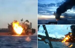 Ucrânia atingiu dois petroleiros da ‘frota sombra’ com drones no Mar Negro Ucrânia atingiu dois petroleiros da 'frota sombra' com drones no Mar Negro