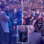 Uma grande briga começa entre Dillon Danis, equipe de Islam Makhachev, na feia cena do UFC 322