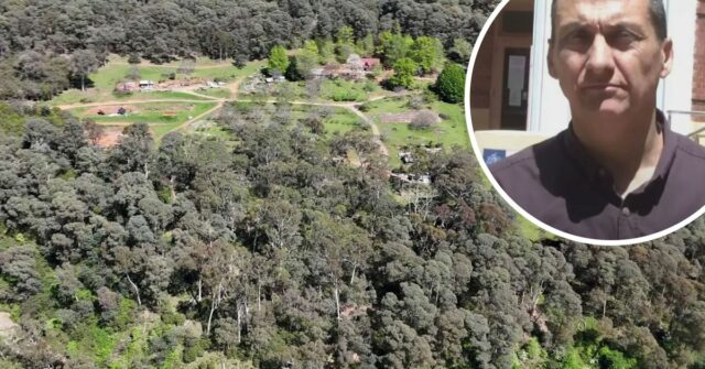 Foto aérea de Porepunkah