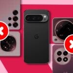 Pixel 10 Pro encostado em uma almofada rosa