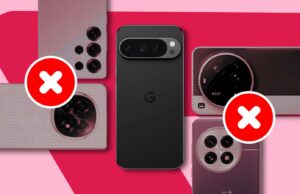 Usei muitos telefones principais este ano, mas sempre volto ao Pixel 10 Pro Pixel 10 Pro encostado em uma almofada rosa