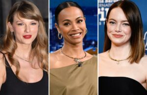 VRAI está oferecendo pulseiras grátis aos clientes com suas compras de joias na Black Friday Dois brincos de corrente dourada com cinco diamantes cada.