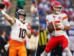 Veja como assistir Chiefs vs. Broncos gratuitamente: horário de início, transmissão ao vivo logotipo de fantasia azarão