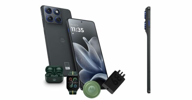 Veja como o novo Motorola Edge 70 (mostrado) se compara ao iPhone Air