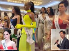 Vencedora do Miss Universo, concorrentes saem da cerimônia por causa do comentário ‘desrespeitoso’ do executivo à rainha da beleza Vencedora do Miss Universo, concorrentes saem da cerimônia por causa do comentário ‘desrespeitoso’ do executivo à rainha da beleza