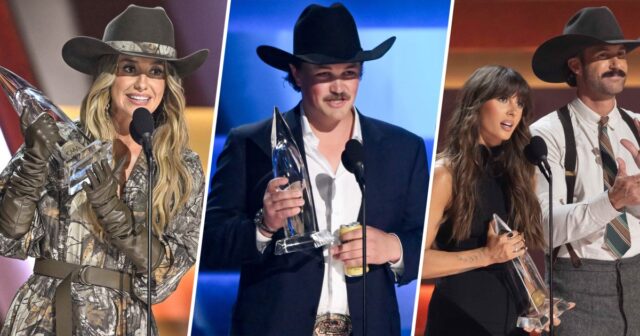 Vencedores do CMA Awards 2025: Lainey Wilson, Zach Top, Ella Langley e mais
