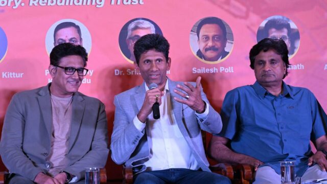 Venkatesh Prasad concorrerá ao cargo de presidente da KSCA; Kumble e Srinath apoiam a oferta do ex-marca-passo da Índia
