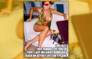 Verificação de fatos: a foto mostra Melania Trump, mas não foi capturada no avião de Epstein Avaliação: Erro de endereço