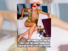 Verificação de fatos: esta foto de Melania Trump é real, mas não foi tirada no avião de Epstein Classificação: Erro de endereço