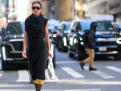 Vestidos de outono de aparência cara e corpos finos em formato de pêra Vestidos de outono de aparência cara e corpos finos em formato de pêra