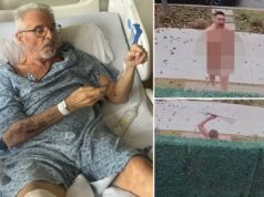 Veterano do Vietnã, 79 anos, aclamado como herói depois de atirar e matar um intruso nu que invadiu a casa de uma inquilina em Los Angeles Veterano do Vietnã, 79 anos, aclamado como herói depois de atirar e matar um intruso nu que invadiu a casa de uma inquilina em Los Angeles