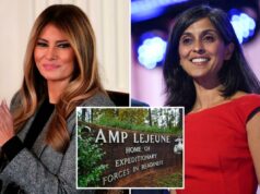 Veteranos expostos a produtos químicos tóxicos em Camp Lejeune pedem a Trump que faça “justiça há muito esperada”, enquanto Melania e Usha visitam a base militar Veteranos expostos a produtos químicos tóxicos em Camp Lejeune pedem a Trump que faça “justiça há muito esperada”, enquanto Melania e Usha visitam a base militar