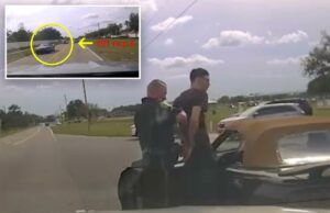 Vídeo dramático mostra a polícia prendendo dois motoristas por ultrapassar 160 km / h perto da zona escolar da Flórida Vídeo dramático mostra a polícia prendendo dois motoristas por ultrapassar 160 km / h perto da zona escolar da Flórida