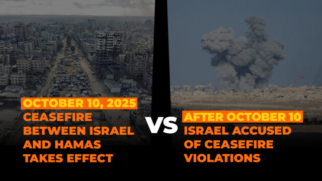 Violações do cessar-fogo em Gaza
