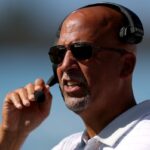Head coach James Franklin of the Penn State Nittany Lions