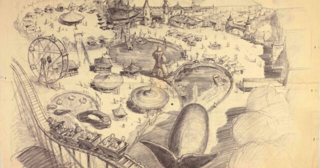 Você acha que conhece a história da Disneylândia? Nova exposição revela arte conceitual raramente vista
