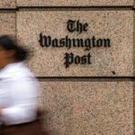 WASHINGTON, DC - JUNE 5: The Washington Post Building at One Franklin Square Building on June 5, 2024 in Washington, DC.