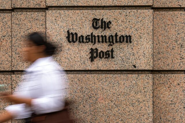 Washington Post confirma violação de dados ligada a hacks da WASHINGTON, DC - JUNE 5: The Washington Post Building at One Franklin Square Building on June 5, 2024 in Washington, DC.