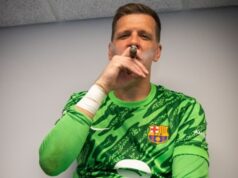 Wojciech Szczesny, fumante inveterado, revela que quebrou o recorde de gordura corporal do Barcelona, jogou sua primeira temporada na Espanha GRATUITAMENTE e está “farto do sofrimento de longo prazo” após uma antiga lesão. Wojciech Szczesny, fumante inveterado, afirma que quebrou o recorde de gordura corporal do Barcelona e jogou de graça no ano passado