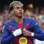 Daniel Olmo em ação.