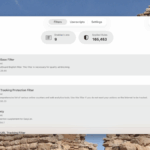 A integração do wBlock, perguntando quais filtros você gostaria de ativar.