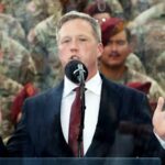 O presidente ucraniano, Volodymyr Zelensky, reuniu-se com Driscoll em Kyiv na semana passada.