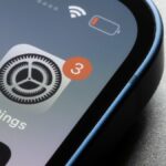 Configurações de privacidade em um iPhone.