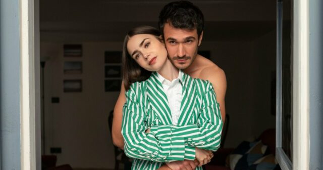 Michiel Huisman, Gillian Anderson e Michael Greyeyes em Os Abandonos