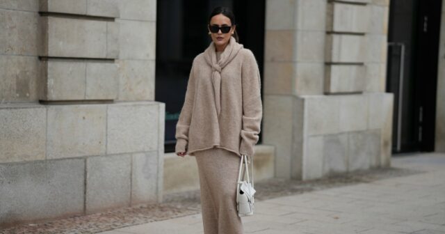 21 conjuntos Rich Mom Lounge podem ser totalmente caxemira - estilo