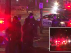 3 policiais feridos e suspeito morto após chamada de violência doméstica em Rochester Três policiais que respondiam a uma chamada de violência doméstica ficaram feridos e um suspeito foi morto na noite de sexta-feira em Rochester, Nova York, segundo autoridades.