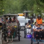 371.241 veículos entram em Yogyakarta antes do Natal e do ano novo de 2026