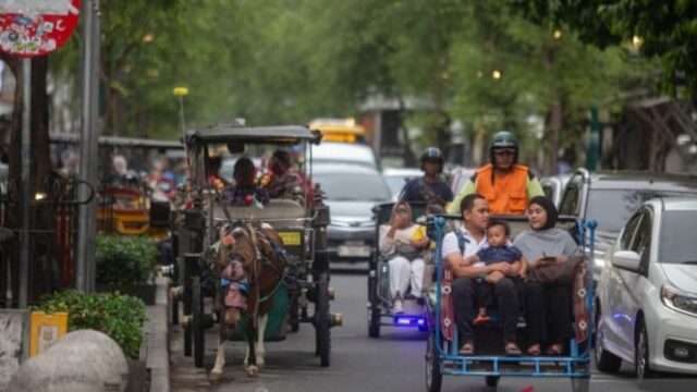 371.241 veículos entram em Yogyakarta antes do Natal e do ano novo de 2026
