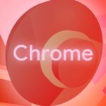 Logotipo do Google Chrome em um livro com marcadores anexados às páginas.