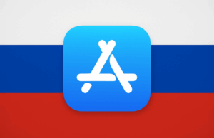 A Apple supostamente violou a lei ao ignorar as sanções dos EUA sobre aplicativos A Apple supostamente violou a lei ao ignorar as sanções dos EUA sobre aplicativos | Ícone da App Store sobreposto a uma bandeira russa