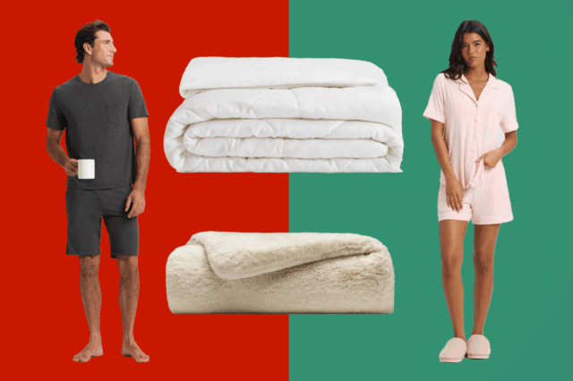 Conjunto de pijama de manga curta em malha elástica aconchegante Earth