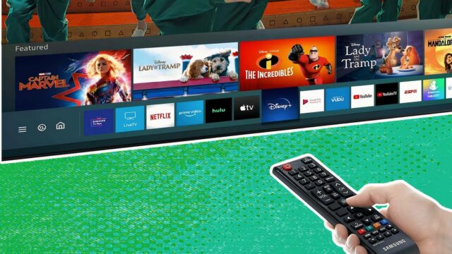 Texto da Netflix em fundo rosa, pêssego e branco com o logotipo da AP