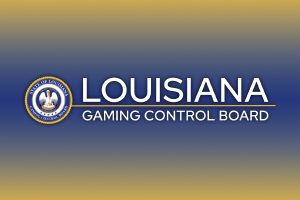 A agência de jogos de azar da Louisiana está questionando A agência reguladora de jogos de azar da Louisiana está questionando os mercados de previsão esportiva. Logotipo do Louisiana Gaming Control Board com o selo do estado da Louisiana à esquerda e as palavras 'LOUISIANA GAMING CONTROL BOARD' em texto branco sobre um fundo gradiente azul e dourado.