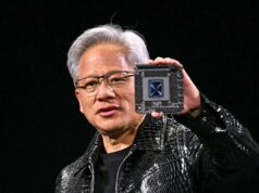 A aposta de US $ 2 bilhões da Nvidia na Synopsys aumenta seu controle na pilha de design de chips Nvidia CEO Jensen Huang delivers a keynote address at the Consumer Electronics Show (CES) in Las Vegas, Nevada on January 6, 2025.