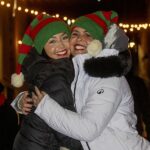 As Irmãs Lisi e Aura de Gran Canaria celebram o Hogmanay em Edimburgo, Escócia