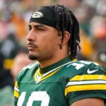 Quarterback Jordan Love #10 of the Green Bay Packers.