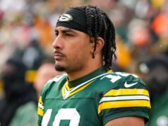 A controvérsia entre Packers e Bears esquenta por causa da lesão ‘suja’ de Jordan Love Quarterback Jordan Love #10 of the Green Bay Packers.