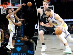 A defesa melhorada do Nets não é páreo para Steph Curry e Warriors, já que a seqüência de vitórias termina em três A defesa melhorada do Nets não é páreo para Steph Curry e Warriors, já que a seqüência de vitórias termina em três