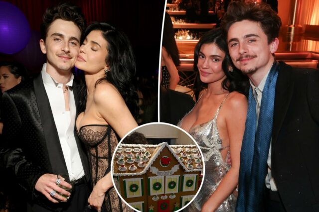 A doce maneira como Timothée Chalamet foi incluído na comemoração de Natal de Kylie Jenner
