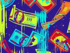 A empresa Fintech Marquis alerta dezenas de bancos e cooperativas de crédito dos EUA sobre uma violação de dados após ataque de ransomware illustration of hundred dollar bills, pop art style
