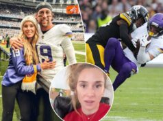 A esposa de Adam Thielen expande sua separação dos Vikings antes da aposentadoria: ‘Não se trata de vitórias ou derrotas’ logotipo de fantasia azarão