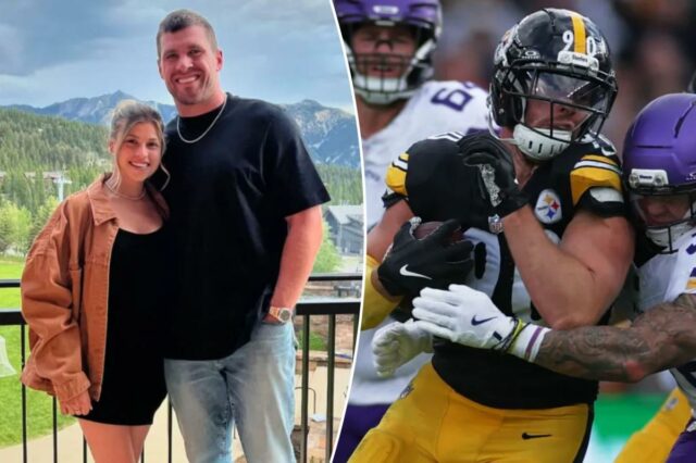 A esposa de TJ Watt dá atualizações sobre o colapso TJ Watt e sua esposa Dani Watt.